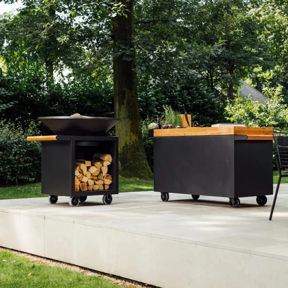 Barbacoa OFYR Classic Storage Black Ø100 PRO - Imagen 4