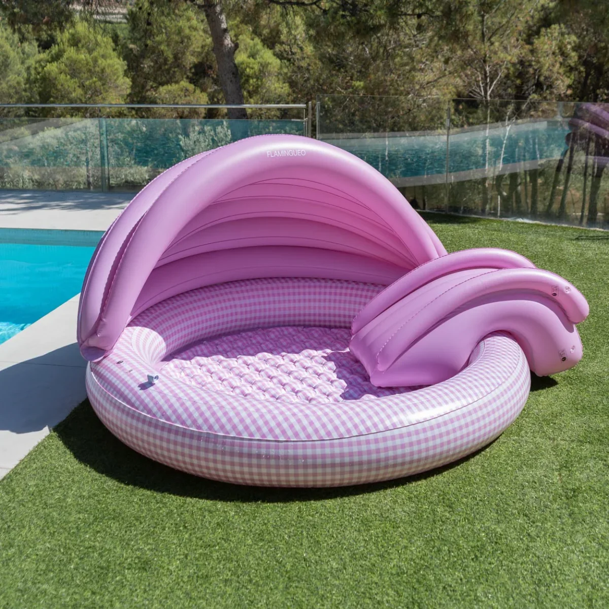 Piscina infantil con tobogán y aspersor – POOLIE - Imagen 3