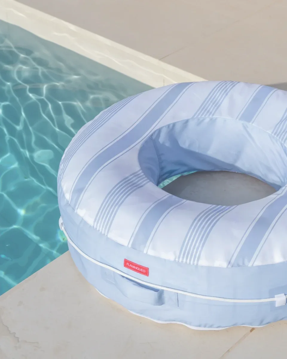 Flotador donut premium con cuerda de agarre – GLAM - Imagen 6